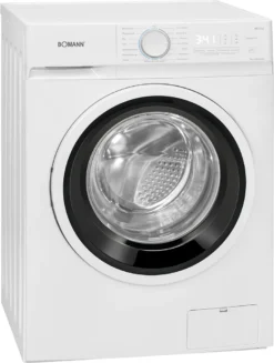 Bomann WA 7193 Waschmaschine, 9kg, 15 Waschprogramme, 1.400 U/min.(max), LED-Display, Kindersicherung, Hygiene Pro, Weiß -Luft Wrame Haus Geschaft 2fd531dff1f114f016abaf35e999a065