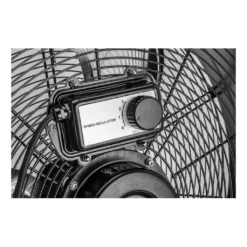 Bodenventilator 100 W | Ø 50cm | 3 Stufen| Aus Verchromten Metall | IP44 -Luft Wrame Haus Geschaft 2ff989bd7252a34031ec0bf550b1fa8e