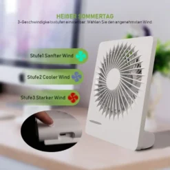 BIGTREE Tischventilator Leiser USB Tischventilator Wiederaufladbarer Ventilator 9 BIGTREE Tischventilator Leiser USB Tischventilator Wiederaufladbarer Ventilator -Luft Wrame Haus Geschaft 30b41da60e998be601ecccdb6a925cc2