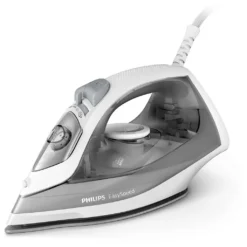 Philips EasySpeed Bügeleisen Mit Keramikbügelsohle, 15 G/min Konstanter Dampf, 2000 W, Grau (GC1751/80)