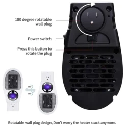 500W Keramik Plug In Heizung Schnelle Zimmersteckdose Innen Leise Tragbar Für Räume Bis 10m² / 25m³ Mit Fernbedienung Weiß 21 500W Keramik Plug In Heizung Schnelle Zimmersteckdose Innen Leise Tragbar Für Räume Bis 10m² / 25m³ Mit Fernbedienung Weiß -Luft Wrame Haus Geschaft 30fea2d9296917063ebc05188ddda059
