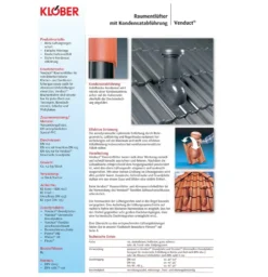 Klöber Entlüfterrohr Belüfterrohr DN100 Lang Anthrazit Grau Dachlüfter -Luft Wrame Haus Geschaft 3298ca910081946ae1cdb6dde829c9b4