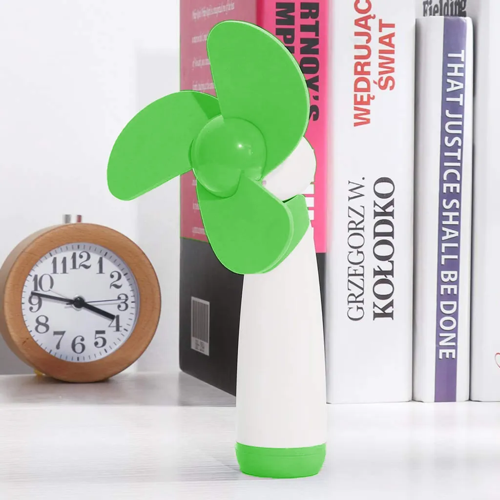 Handventilator Batterie Mini Ventilator Der Weichschaum-Blades Lüfter 9 Handventilator Batterie Mini Ventilator Der Weichschaum-Blades Lüfter – Bild 9