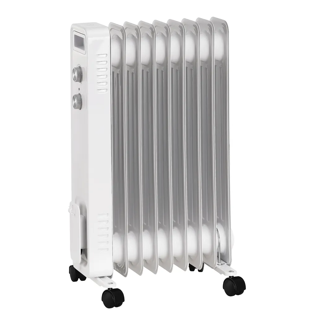 STAHLMANN Ölradiator ZR201 Weiss – Elektroheizung Energiesparend Bis 50 Qm Fläche – Heizung Elektrisch Mit Thermostat Und 3 Heizstufen – Elektrisches Heizgerät, Electric Heater, Watt:2000W 1 STAHLMANN Ölradiator ZR201 Weiss – Elektroheizung Energiesparend Bis 50 Qm Fläche – Heizung Elektrisch Mit Thermostat Und 3 Heizstufen – Elektrisches Heizgerät, Electric Heater, Watt:2000W