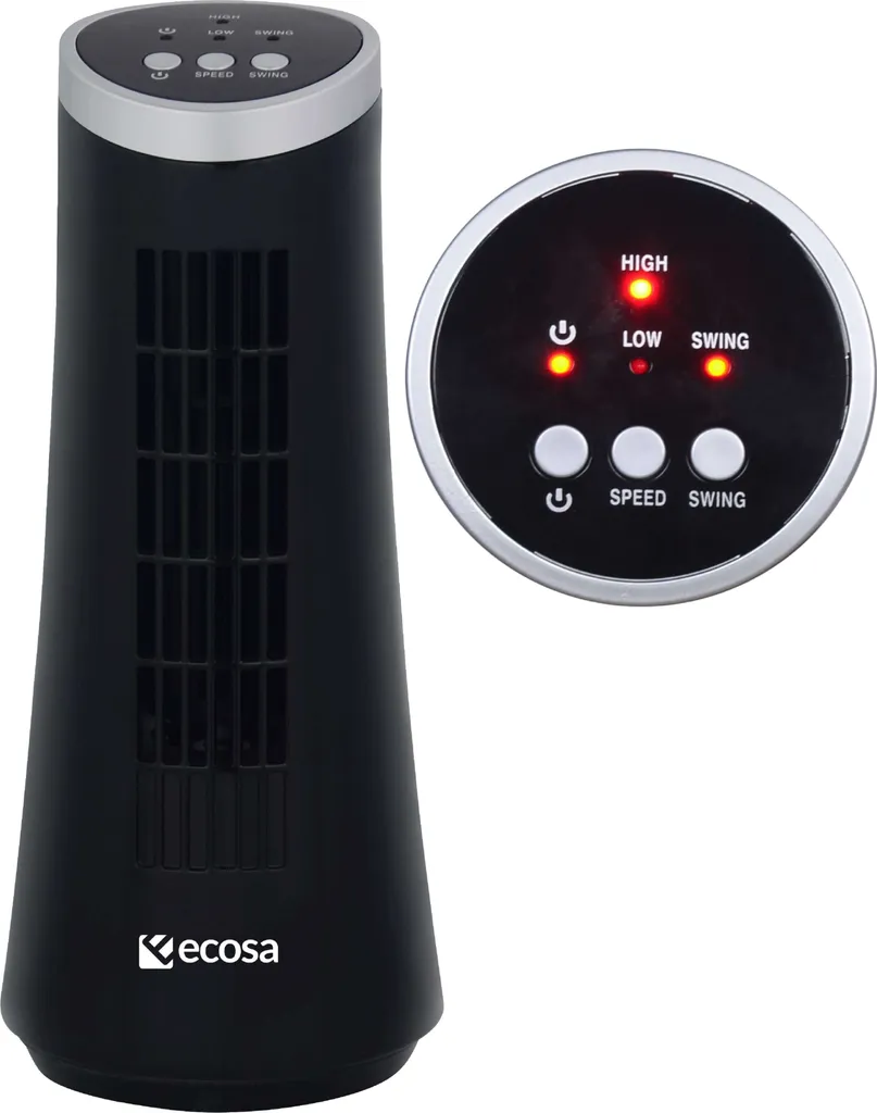 Ecosa Turm Tischventilator | Mini Ventilator | Turmventilator 2 Ecosa Turm Tischventilator | Mini Ventilator | Turmventilator – Bild 2