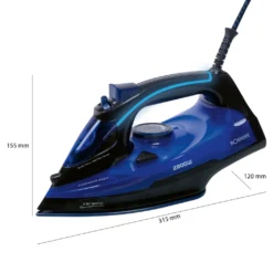 Bomann Dampfbügelautomat DB 6038 CB Schwarz/blau, 2800 W, Superglide -Luft Wrame Haus Geschaft 3472e1485552788ea3f6b9b1abdc425e