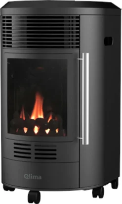 Qlima 2-in-1 Gasheizer GH 8034 3,4 KW Schwarz -Luft Wrame Haus Geschaft 34f3cb5e98694591809a5516c5ead196