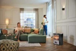 Qlima Heizofen R 8128S C-2 Edelstahl Schwarz 5,2 L -Luft Wrame Haus Geschaft 365490bfe0ef11b0d977d0ee17c602d2