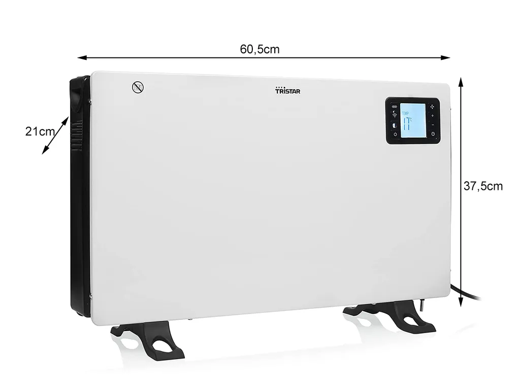 Tristar KA-5819, Elektrischer Konvektor-Raumheizer, 1,35 M, IP00, Indoor, Flur, Schwarz, Weiß 3 Tristar KA-5819, Elektrischer Konvektor-Raumheizer, 1,35 M, IP00, Indoor, Flur, Schwarz, Weiß – Bild 3