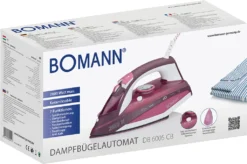 BOMANN Dampfbügelautomat DB 6005 CB Weiß/rot Dampf Bügeleisen 7 Funktionen -Luft Wrame Haus Geschaft 38235ce8323b7561fb8afa95dfc7e0ea