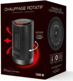 Heizung Kühlung Luftkühler Drehventilator Rotation Digitales Bedienfeld Keramik -Luft Wrame Haus Geschaft 389c6eb64758078738673f4e577e84e8