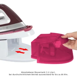 CLATRONIC Dampfbügelstation Bügeleisen Dampfstation Keramiksohle 2300 W, DBS 3749 -Luft Wrame Haus Geschaft 398c50082f338615bc5f461a8b0932f9