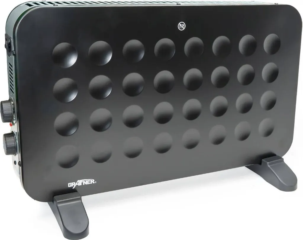 Grafner® Konvektor Elektro Heizung 2000 Watt Heizgerät Matt Schwarz DK11046 6 Grafner® Konvektor Elektro Heizung 2000 Watt Heizgerät Matt Schwarz DK11046 – Bild 6