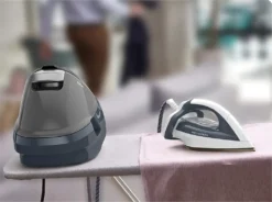 Tefal GV7832 Pro Express Dampfbügelstation |7,5 Bar| 1,6 L Wassertank-Fassungsvermögen | Anti-Kalk-Kollektor|120 G/Min. Konstante Dampfmenge|500 G/Min. Extra Dampfstoß| Eco Funktion|Weiß/Grau -Luft Wrame Haus Geschaft 3bbe0f570f0a9127c2f8d0131c5b5c25