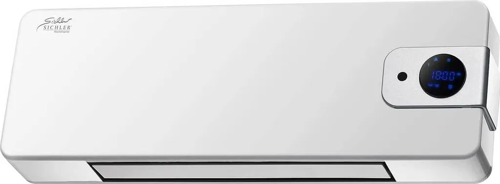 Sichler Keramik Wandheizlüfter LV-820.w Mit Digitalem Thermostat, Oszillation, 2.000 W 3 Sichler Keramik Wandheizlüfter LV-820.w Mit Digitalem Thermostat, Oszillation, 2.000 W – Bild 3