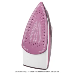 Clatronic Dampfbügelautomat DB 3705, 2.600 W, Kratzfeste Keramiksohle, Stufenlose Temperatur, 4-stufige Dampfregelung, 7 Funktionen, Weiß/rot -Luft Wrame Haus Geschaft 3d291b959681ea2203143ab8e67c3cb2