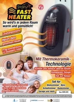 Starlyf® Fast Heater - 400W Tragbare Und Leistungsstarke Steckdosen-Mini-Heizung Schwarz - Original Aus Der TV-Werbung 23 Starlyf® Fast Heater - 400W Tragbare Und Leistungsstarke Steckdosen-Mini-Heizung Schwarz - Original Aus Der TV-Werbung -Luft Wrame Haus Geschaft 3e4ce2a2a5bc077063695f6683bb6e39