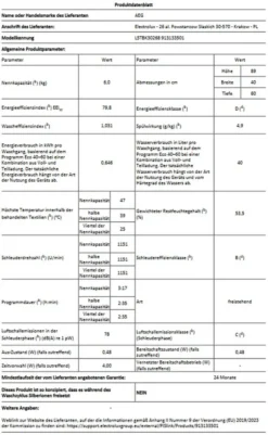 AEG - L5TBK30268 - Toplader - 6 Kg -Luft Wrame Haus Geschaft 4030cc549d38ee09c507e15a5eeadb54