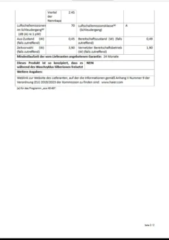 Waschmaschine Frontlader 8kg XL HOn App Haier HW80-B14959TU1 -Luft Wrame Haus Geschaft 4147638ff7978890e2b246ad586484bc