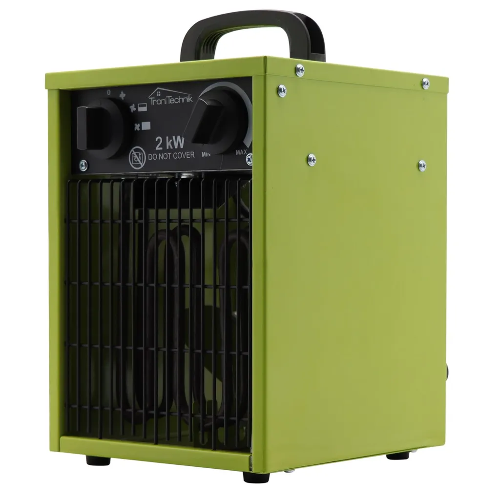 Tronitechnik TT-EIH-152 Heizgerät Heizlüfter Heizung 2.000 Watt, Tragegriff, Stahl, Stufenlose Thermosteuerung 2 Tronitechnik TT-EIH-152 Heizgerät Heizlüfter Heizung 2.000 Watt, Tragegriff, Stahl, Stufenlose Thermosteuerung – Bild 2