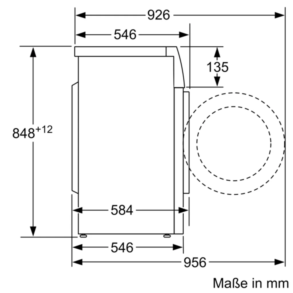 Bosch Serie 2, Waschmaschine WAJ280H1, Frontlader, 7 Kg, 1400 U/min. Mit AntiVibration Design 6 Bosch Serie 2, Waschmaschine WAJ280H1, Frontlader, 7 Kg, 1400 U/min. Mit AntiVibration Design – Bild 6