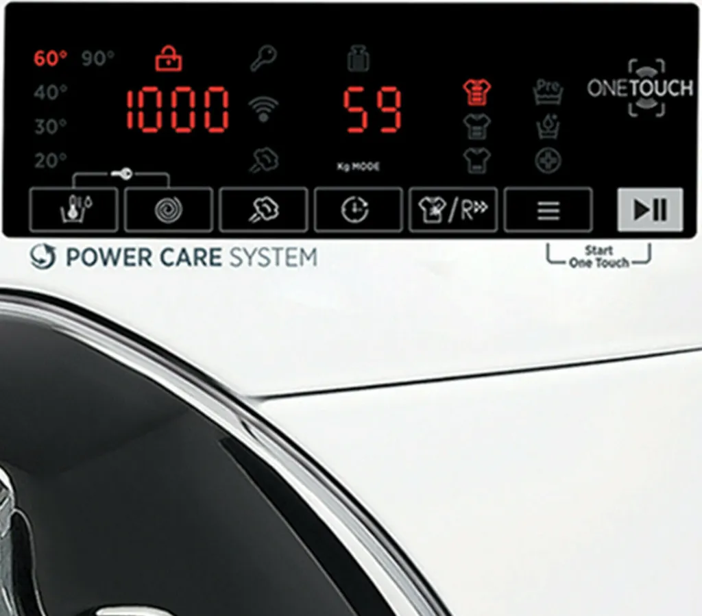 HOOVER H3WS437TAMCE/1-S H-WASH 300 Waschmaschine Frontlader 7kg 3 HOOVER H3WS437TAMCE/1-S H-WASH 300 Waschmaschine Frontlader 7kg – Bild 3