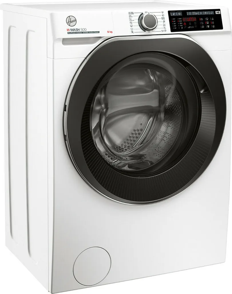 Hoover H-WASH 500 HWQ 58AMBS Waschmaschine / 8kg / 1500 U/Min 2 Hoover H-WASH 500 HWQ 58AMBS Waschmaschine / 8kg / 1500 U/Min – Bild 2