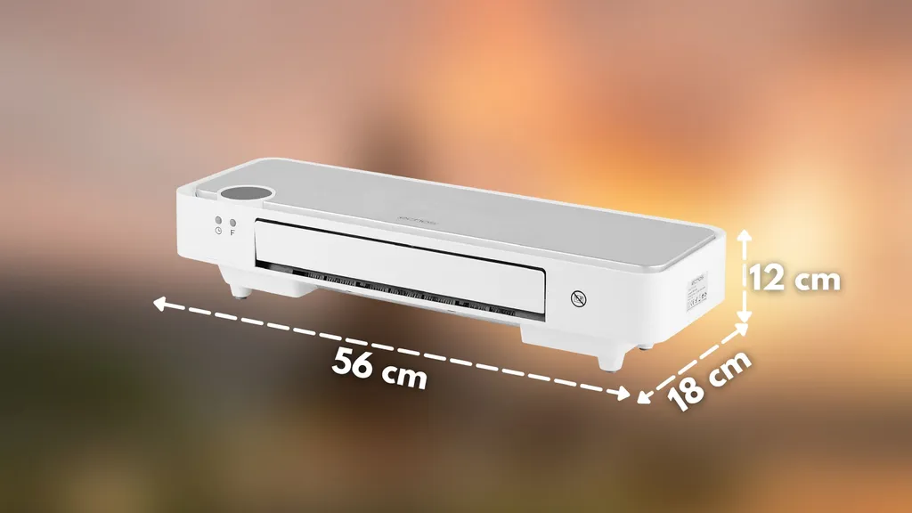 Echos Keramik Heizlüfter | Mit Fernbedienung | 2 Leistungsstufen (1000, 2000 W) | Wandmontage Möglich | 12 Echos Keramik Heizlüfter | Mit Fernbedienung | 2 Leistungsstufen (1000, 2000 W) | Wandmontage Möglich | – Bild 12