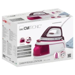 CLATRONIC Dampfbügelstation Bügeleisen Dampfstation Keramiksohle 2300 W, DBS 3749 -Luft Wrame Haus Geschaft 468829649c463d4e23c047e3cc3b5d54