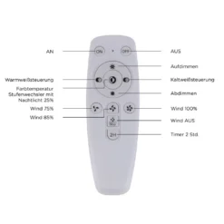 Selltec LED Deckenlampe Ventilator AIR 3 Stufen, Dimmbar, Fernbedienung CCT, Wohnzimmer Wohnzimmer, Schlafzimmer, Kinderzimmer 14646055 13 Selltec LED Deckenlampe Ventilator AIR 3 Stufen, Dimmbar, Fernbedienung CCT, Wohnzimmer Wohnzimmer, Schlafzimmer, Kinderzimmer 14646055 -Luft Wrame Haus Geschaft 46df40d008a7b69a2df4fe3c8525995e