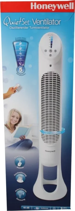 Honeywell Turmventilator HYF260E4 30W Weiß 108421 -Luft Wrame Haus Geschaft 47477788ac72a82ee5be253842f2ebbc