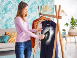 Tefal Express Easy SV6140 Dampferzeuger Bügeleisen Bis Zu 30% * Weniger Zeit Zum Bügeln Efficint Perfekte Ergebnisse Leistungsstarker Dampfstoß Autonomie Vielseitig Anti-Scale Große -Luft Wrame Haus Geschaft 48a3901af0a18436d5bdd2a28d28d27c