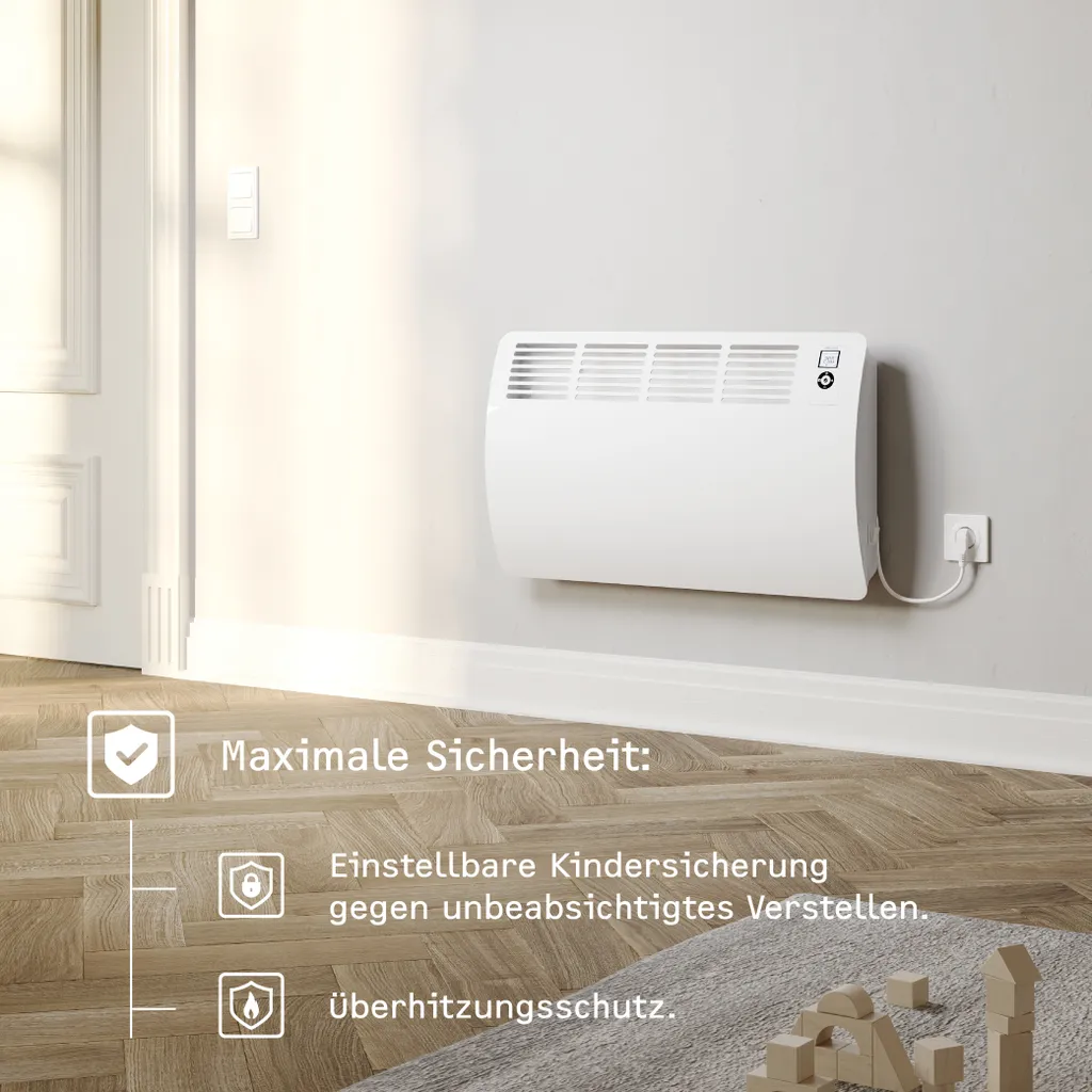 STIEBEL ELTRON Wand-Konvektor CON 30 Premium Für 30 M², 3 KW, Wochentimer, Offene Fenster Erkennung, 237834 4 STIEBEL ELTRON Wand-Konvektor CON 30 Premium Für 30 M², 3 KW, Wochentimer, Offene Fenster Erkennung, 237834 – Bild 4
