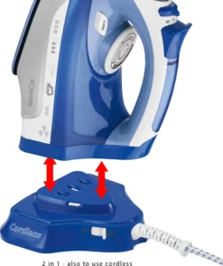 BOMANN Schnurloser Dampfbügelautomat DB 6006 CB Weiß/blau Dampf Bügeleisen 15 BOMANN Schnurloser Dampfbügelautomat DB 6006 CB Weiß/blau Dampf Bügeleisen -Luft Wrame Haus Geschaft 4e3025444796c6f092f18f5d13d37032