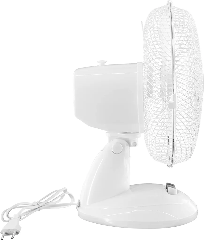 Tischventilator VT 33058 We | Ventilator | Kunststoff | 30 W Leistung | Weiß 2 Tischventilator VT 33058 We | Ventilator | Kunststoff | 30 W Leistung | Weiß – Bild 2