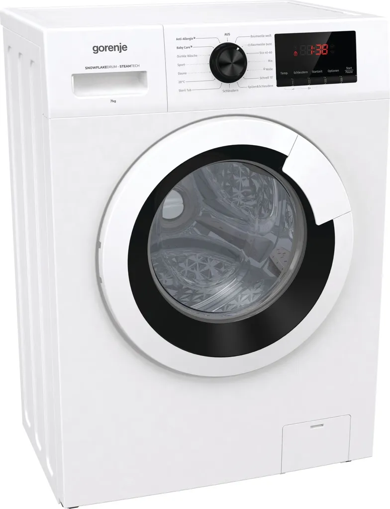 Gorenje WHP74EPS Waschmaschine - Freistehend - Frontlader - 7 Kg Fassungsvermögen - 1400 U/min. - AquaStop - Weiß - Wasserpegelsensor - 15 Programme - Kindersicherung 11 Gorenje WHP74EPS Waschmaschine - Freistehend - Frontlader - 7 Kg Fassungsvermögen - 1400 U/min. - AquaStop - Weiß - Wasserpegelsensor - 15 Programme - Kindersicherung – Bild 11