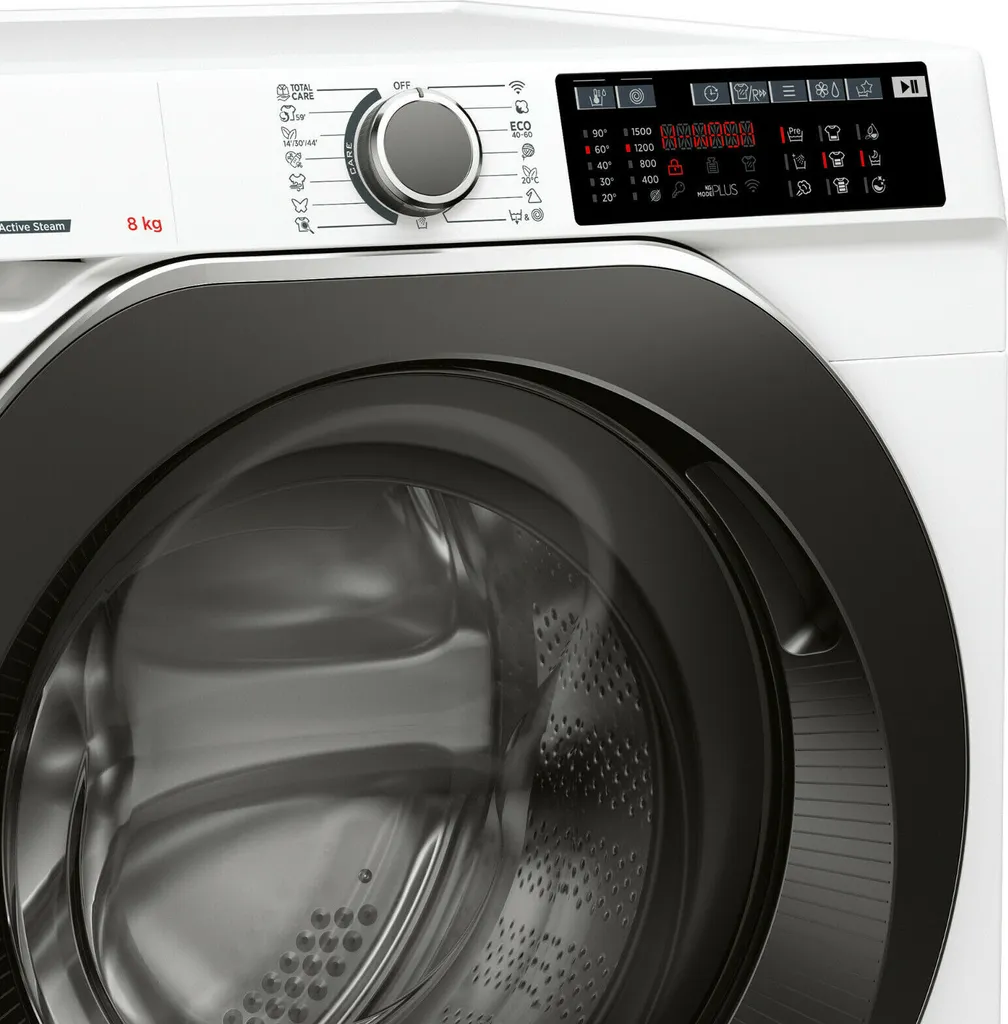 Hoover H-WASH 500 HWQ 58AMBS Waschmaschine / 8kg / 1500 U/Min 6 Hoover H-WASH 500 HWQ 58AMBS Waschmaschine / 8kg / 1500 U/Min – Bild 6