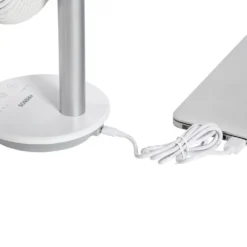 AREBOS USB-Tischventilator Mit Timer, Wiederaufladbarer 2500 MAh – Akku, 45° Neigbar, Ventilator Mit 3 Geschwindigkeitsstufen, Inkl. USB-Kabel -Luft Wrame Haus Geschaft 55ae2152bad88e22c121edc36a0c19fd