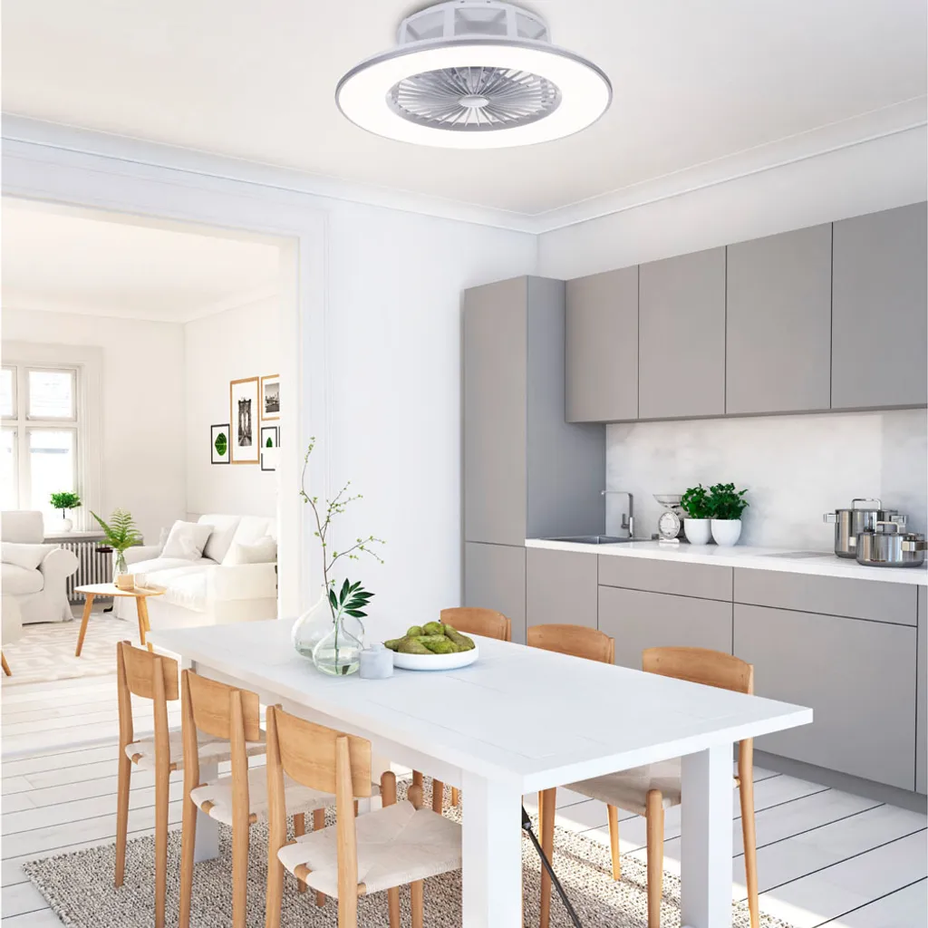 Selltec LED Deckenlampe Ventilator AIR 3 Stufen, Dimmbar, Fernbedienung CCT, Wohnzimmer Wohnzimmer, Schlafzimmer, Kinderzimmer 14646055 3 Selltec LED Deckenlampe Ventilator AIR 3 Stufen, Dimmbar, Fernbedienung CCT, Wohnzimmer Wohnzimmer, Schlafzimmer, Kinderzimmer 14646055 – Bild 3