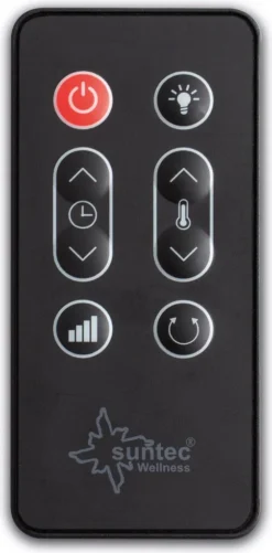 SUNTEC Heizlüfter Heat PTC 2000 Flame - Leise Heizturm Inkl. Fernbedienung Timer 2000 Watt | Elektro Heiztower Mit Thermostat 2 Heizstufen | Elektroheizung Kaminfeueroptik | Elektrische Wärme 15-35 °C -Luft Wrame Haus Geschaft 579aa12b75ba08e3c4432f73767057d6