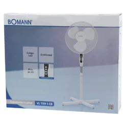 Bomann VL 1139 S CB Weiß 40 Cm Standventilator 17 Bomann VL 1139 S CB Weiß 40 Cm Standventilator -Luft Wrame Haus Geschaft 57bdd666af754c1e4932ffde21004011