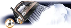 Tefal Ultimate Pure FV9845 Dampfbgeleisen (Dampfbgeleisen, Durilium Autoclean Soleplate, 3 M, 260 G/min, Schwarz, Kupfer, 60 G/min) -Luft Wrame Haus Geschaft 588f10aed6ea20f23c345f5fc250f9e0