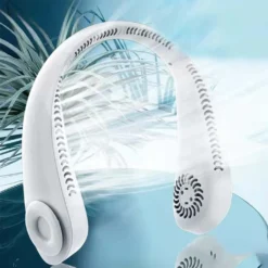 Tragbarer Halsventilator Nackenventilator Tragbare Ventilator Für Outdoor USB Fan Miniventilator Halsventilator（Weiß） -Luft Wrame Haus Geschaft 5aec3496ac5825352eacadabada4f4b1