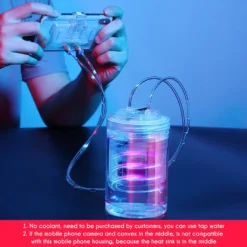 Universal Handy Wasserkühlung Kühler Gaming Phone Wasserkühler Einstellbarer Tragbarer Lüfterhalter -Luft Wrame Haus Geschaft 5dfa530a63d4b1248f08ae4756e55191