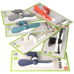 Mini-Ventilator Für Smartphones Mit USB-C Anschluss, Typ-C-Anschluss, Ventilator Für Smartphone, Farblich Sortiert -Luft Wrame Haus Geschaft 5dff27867cf124450d2b3521e51a04ac