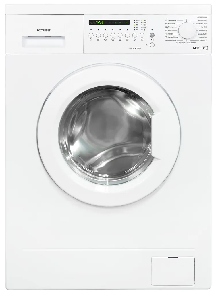 Exquisit WM7314-100E Weiss Waschautomat | 7kg | Vollelektronik | Display | Aquastop | D 3 Exquisit WM7314-100E Weiss Waschautomat | 7kg | Vollelektronik | Display | Aquastop | D – Bild 3