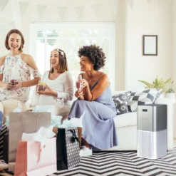 Genius Invictus Air Luftreiniger | Reinigt 400m3/h | Entfernt 99,95% Viren, Staub Und Für Allergiker Durch HEPA-Filter | Einstellbarer Timer | Luftqualitätsanzeige -Luft Wrame Haus Geschaft 60ed2c537b63b35302984aeebfb5b95b