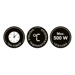 Heizlüfter Steckdosen Elektroheizer Heizgerät Heizung Terassenstrahler MAXXMEE -Luft Wrame Haus Geschaft 61472d19e85a75bdb3606e607391e7d0