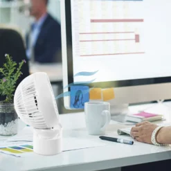 Akku Ventilator USB Mini Leise Lüfter Tischventilator Handventilator Fan Wind -Luft Wrame Haus Geschaft 61a05973691712c385224fdac994fbce