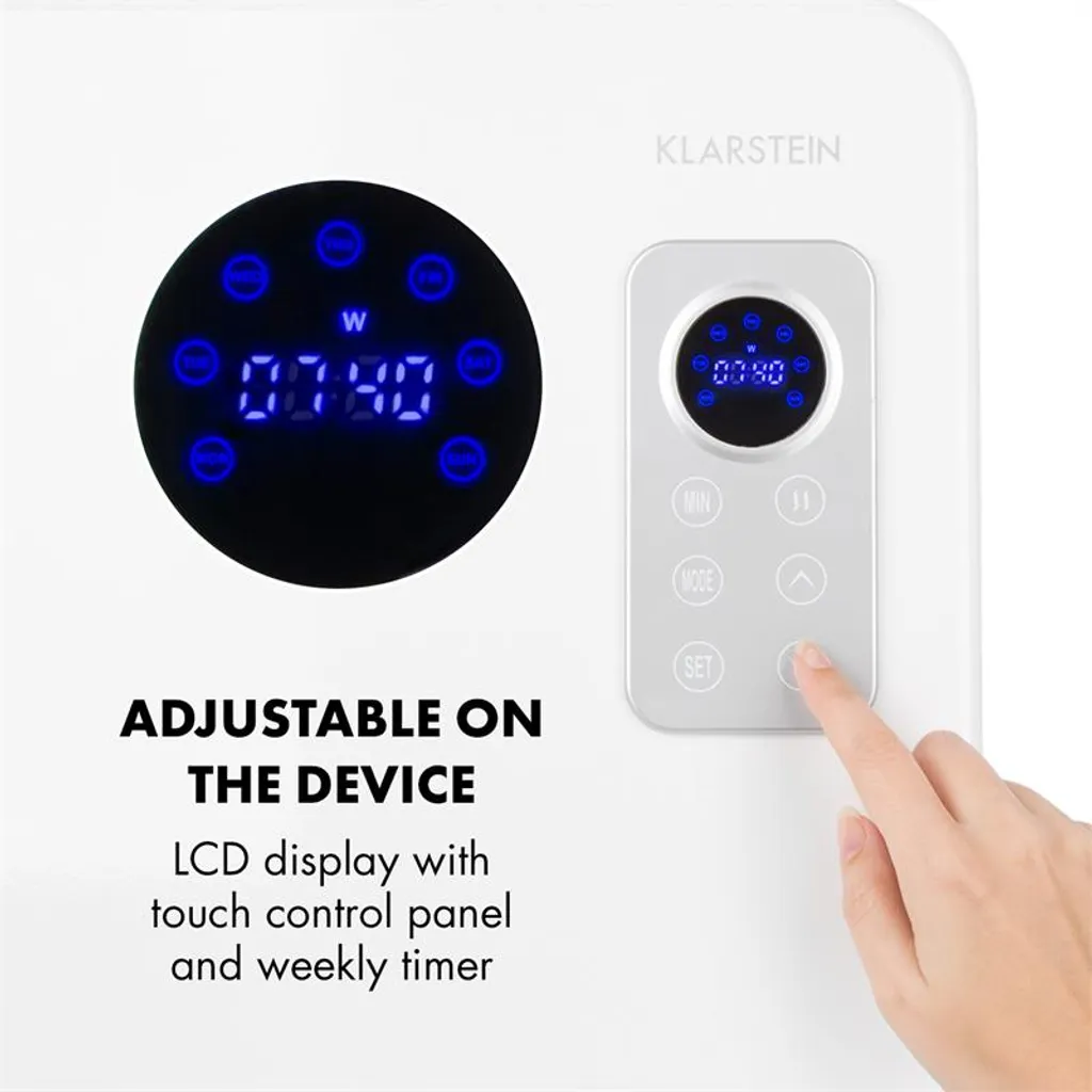 Hot Spot CV20 Konvektorheizung 2000W IP24 Fernbedienung Weiß 4 Hot Spot CV20 Konvektorheizung 2000W IP24 Fernbedienung Weiß – Bild 4